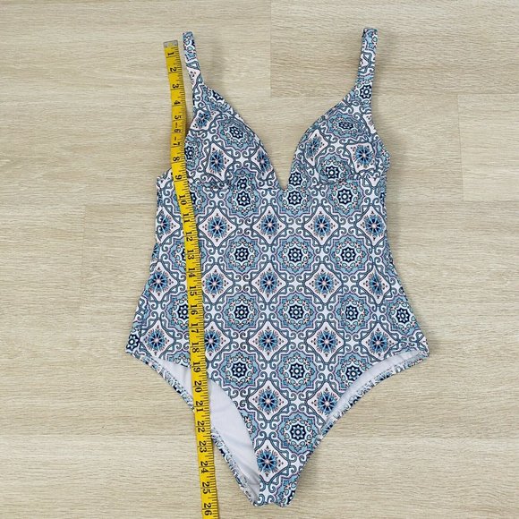 Billabong BNWT Medina One Piece Women's Swimsuit Size 10 Blue RRP $129 - Picture 8 of 9